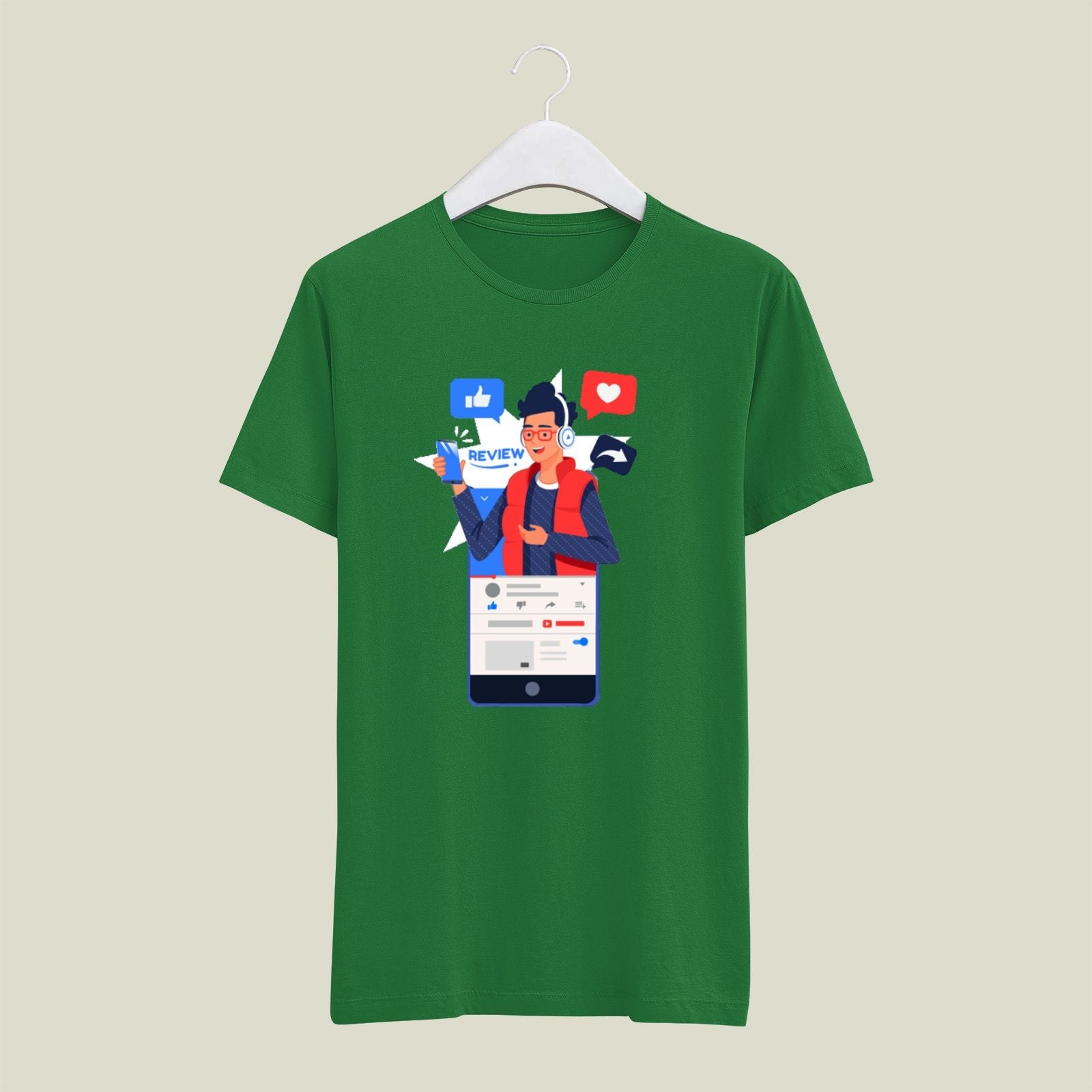 Youtuber T-Shirt T-YT2 Desichalchitra