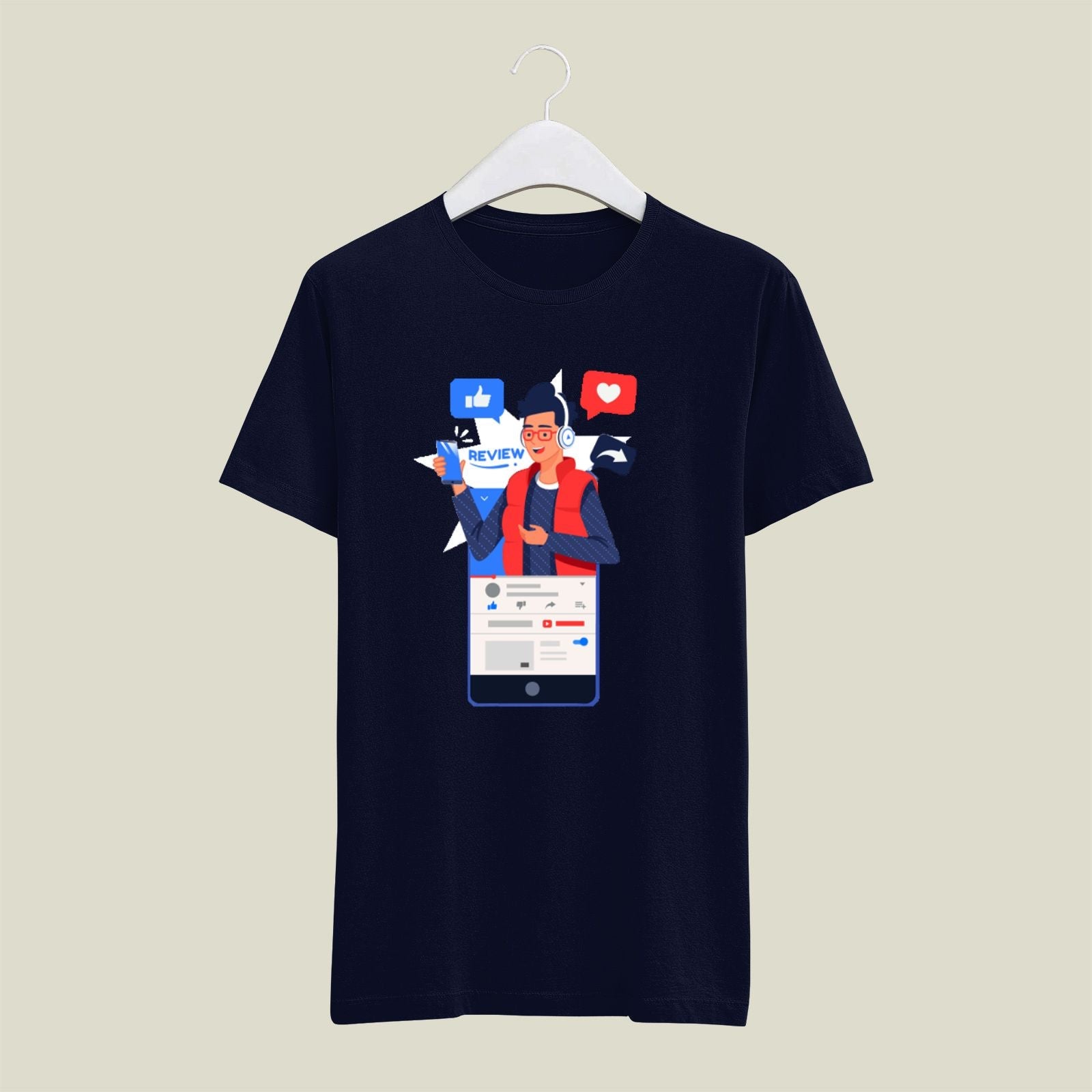 Youtuber T-Shirt T-YT2 Desichalchitra
