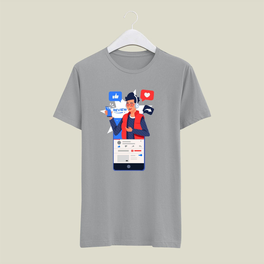 Youtuber T-Shirt T-YT2 Desichalchitra