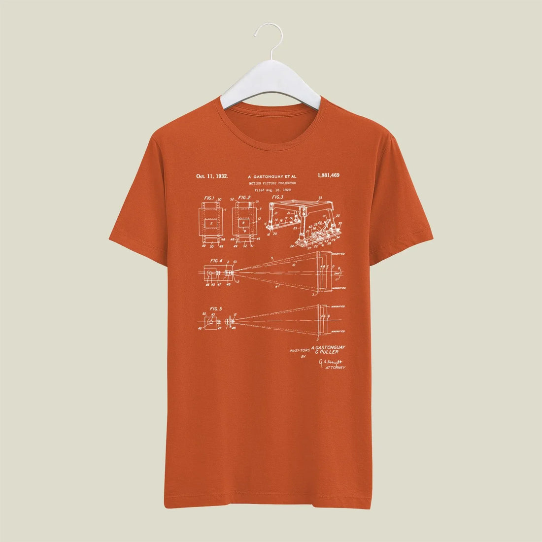 Camera Patent T-Shirt T-CMP161 Desichalchitra