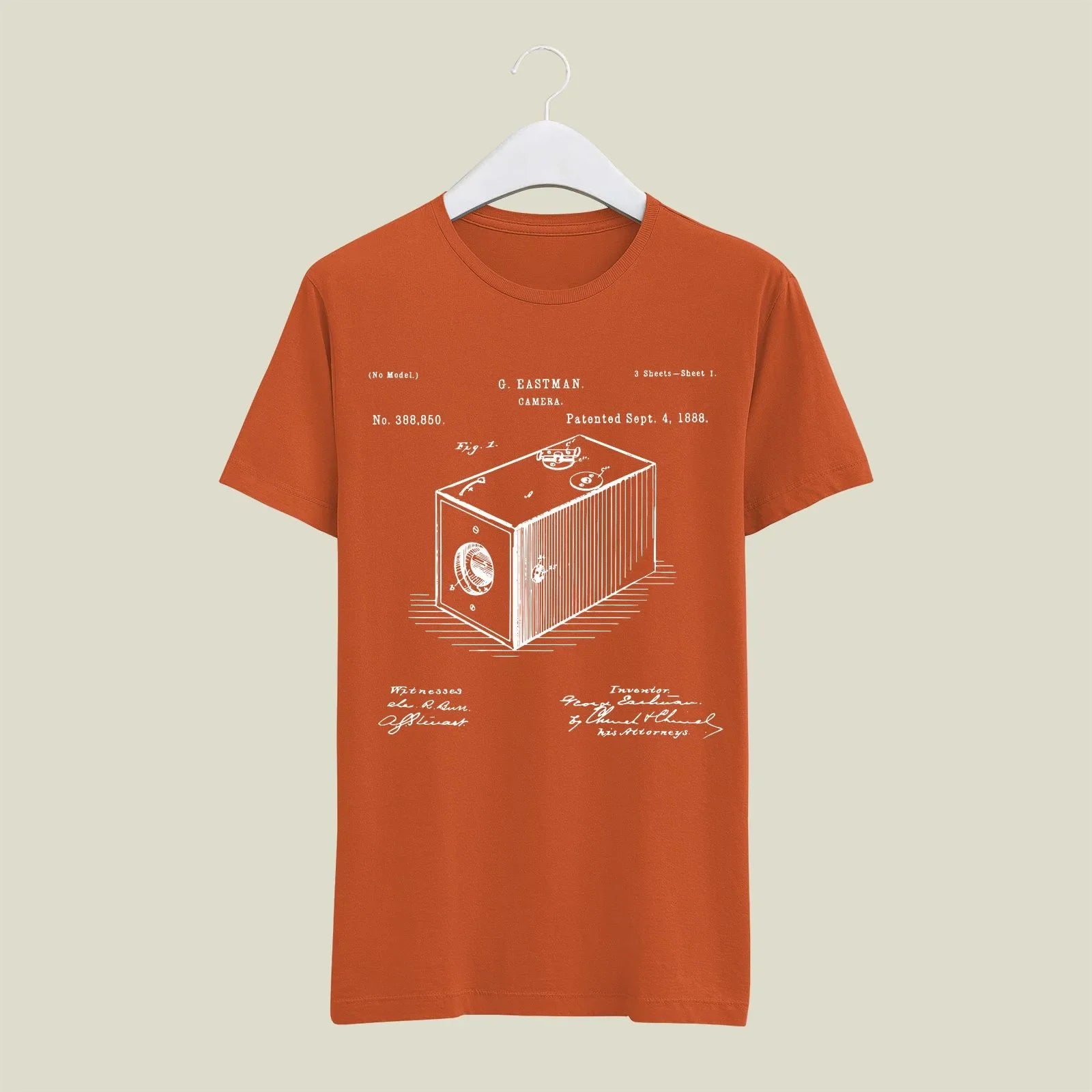 Camera Patent T-Shirt T-CMP171 Desichalchitra