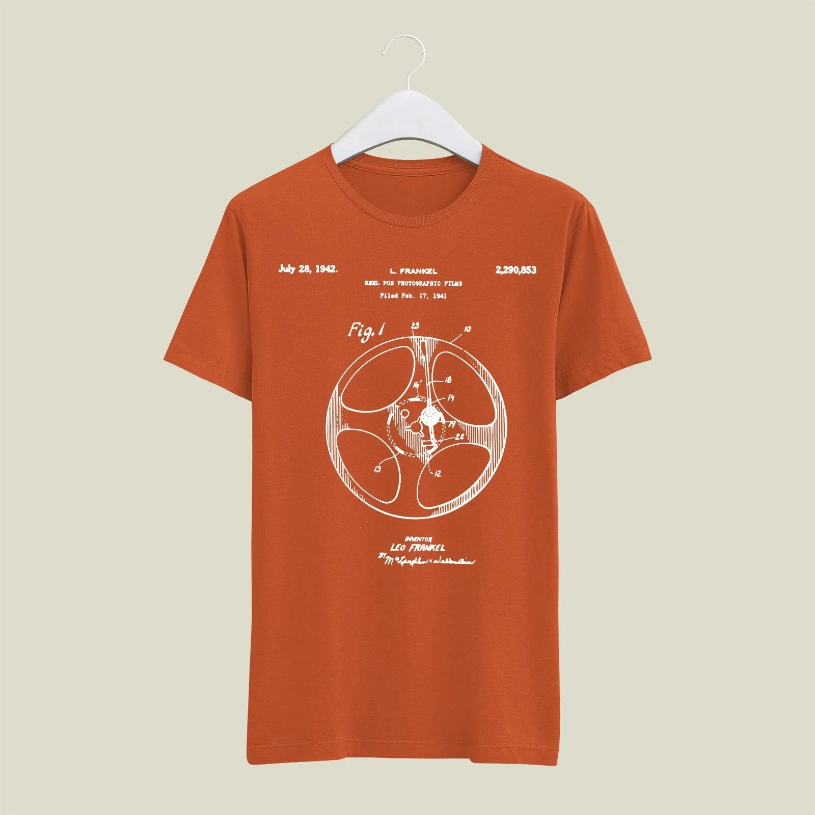 Camera Patent T-Shirt T-CMP184 Desichalchitra