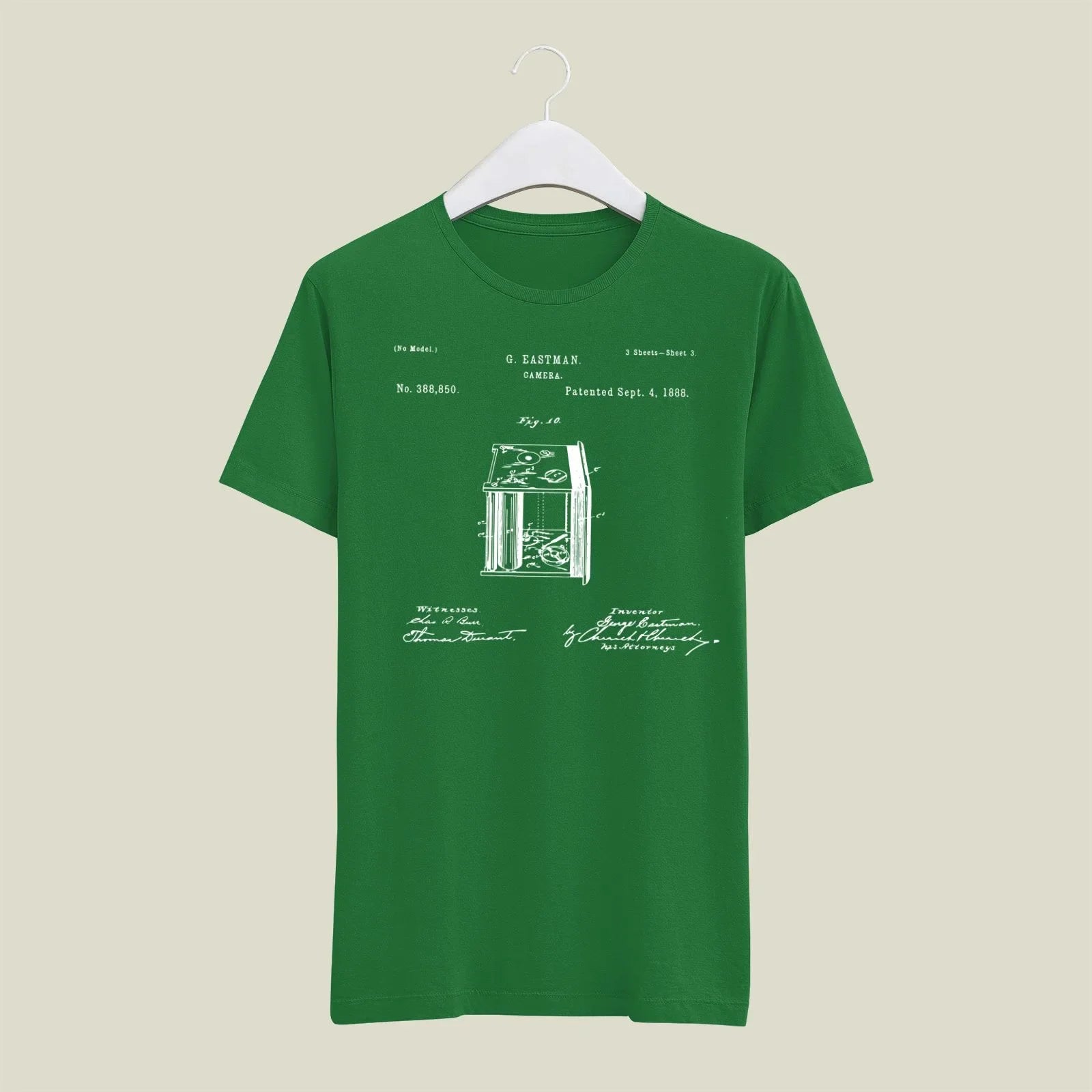Camera Patent T-Shirt T-CMP200 Desichalchitra