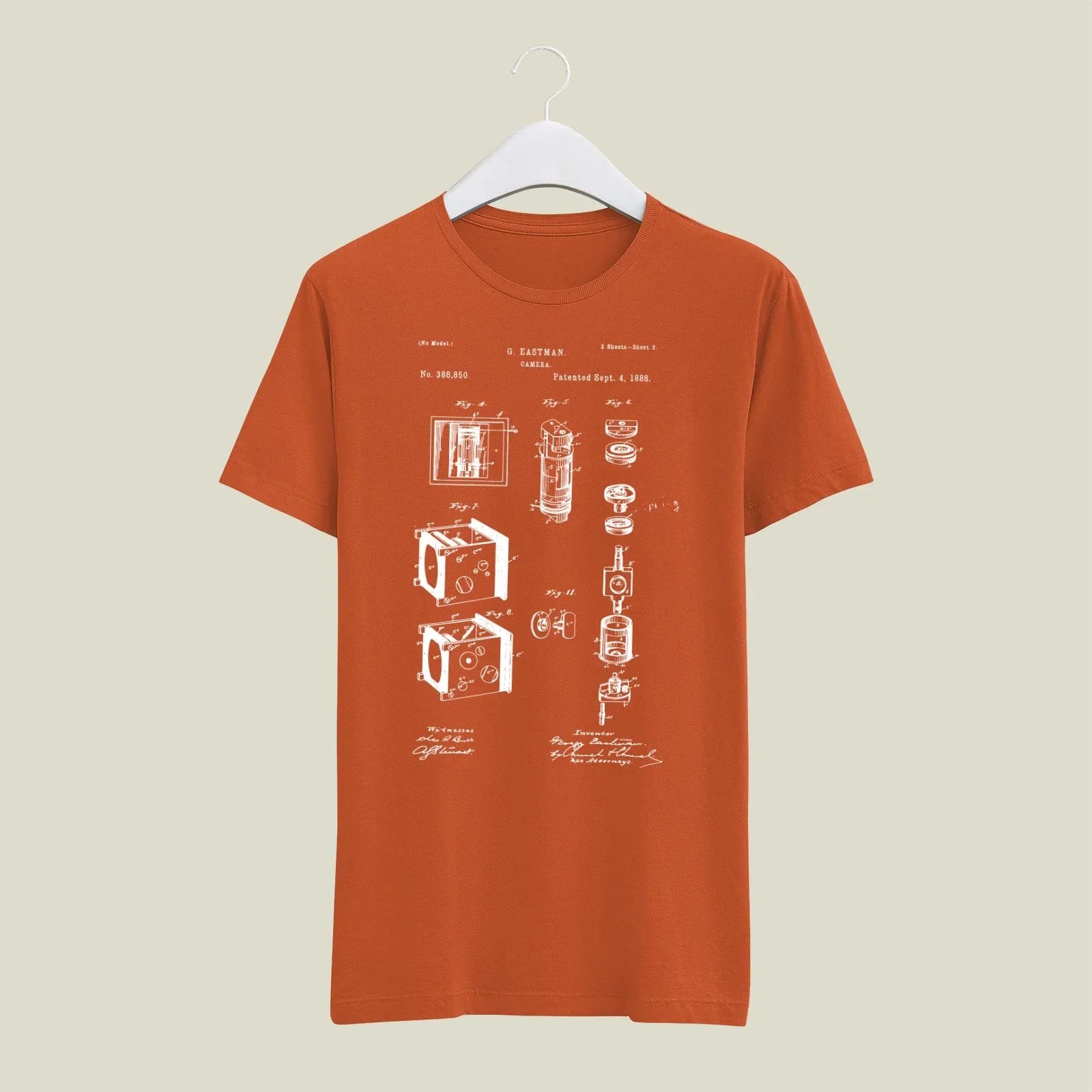 Camera Patent T-Shirt T-CMP209 Desichalchitra