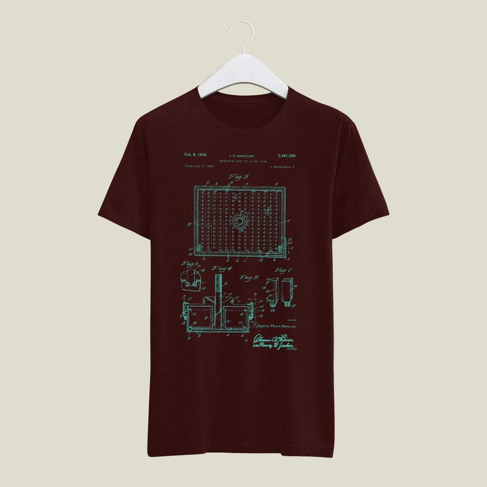 Camera Patent T-Shirt T-CMP162 Desichalchitra