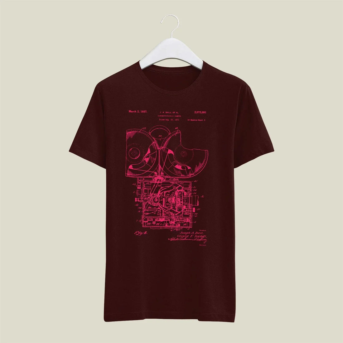 Camera Patent T-Shirt T-CMP206 Desichalchitra