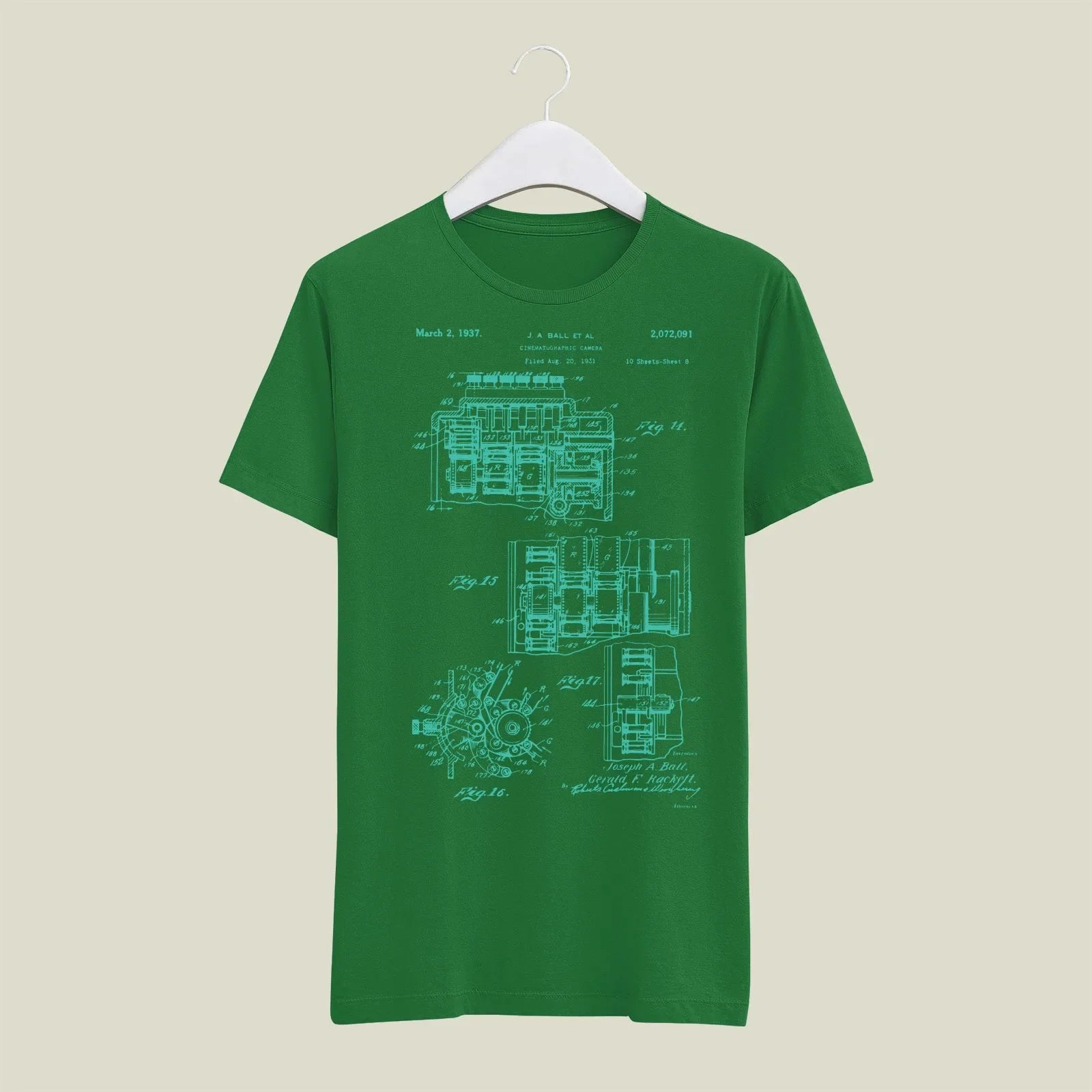 Camera Patent T-Shirt T-CMP192 Desichalchitra