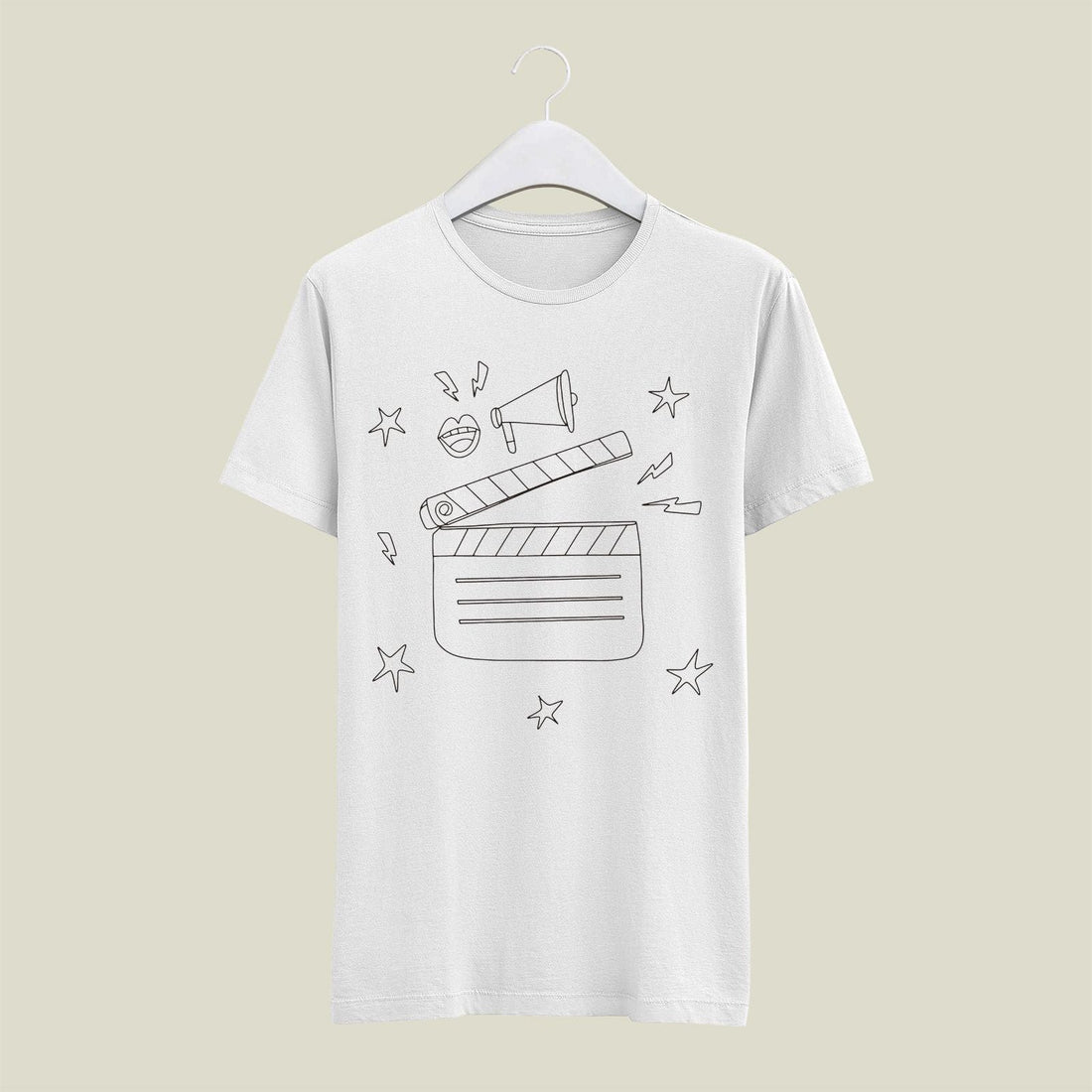Clapboard T-Shirt T-CLP62 Desichalchitra