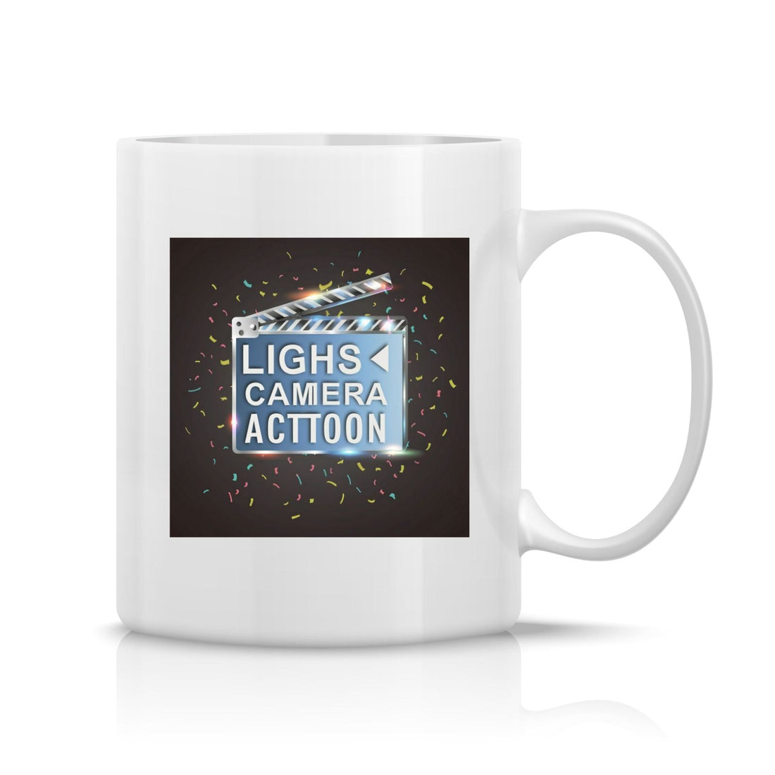 Lights Camera Action Mug M-LCA11 Desichalchitra