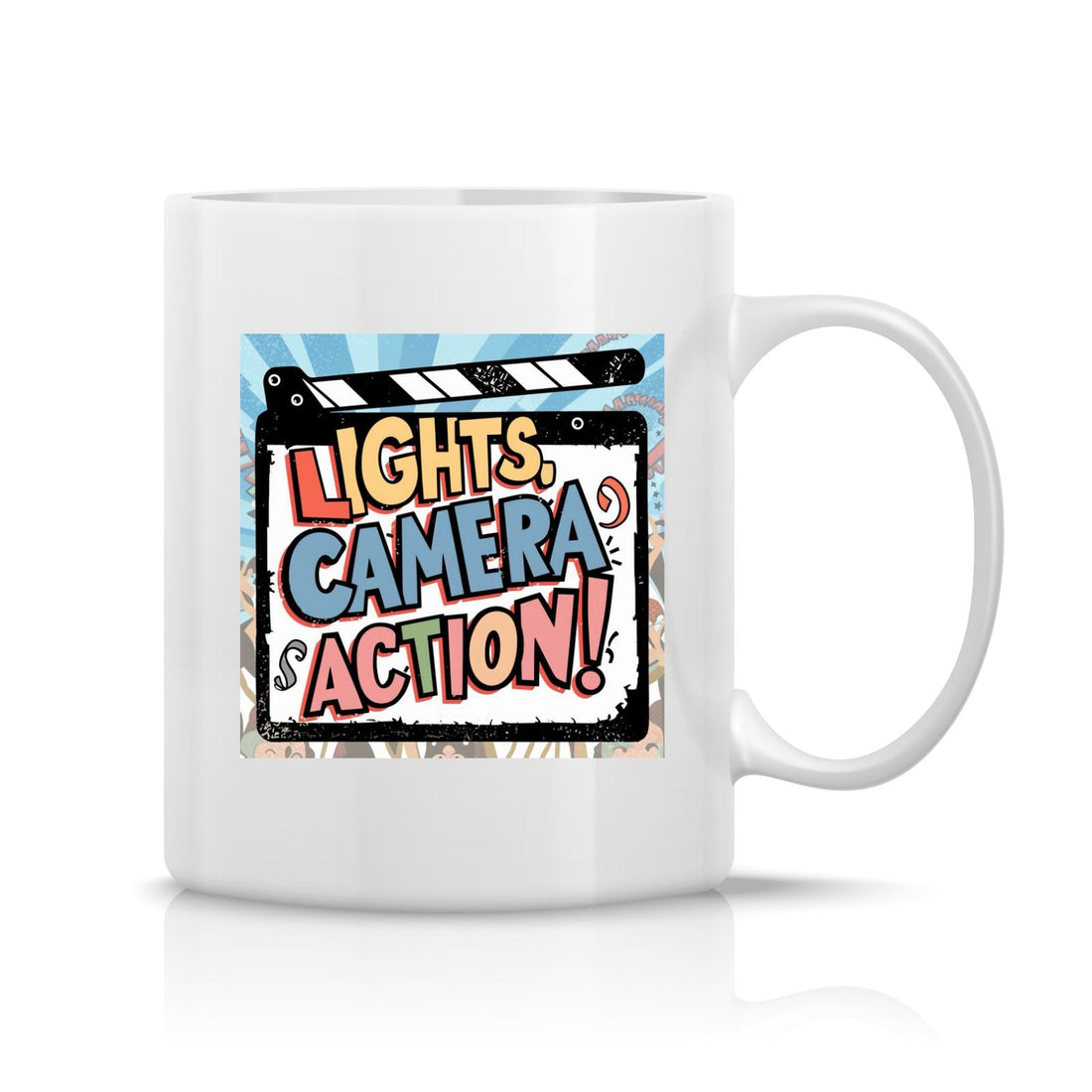 Lights Camera Action Mug M-LCA15 Desichalchitra