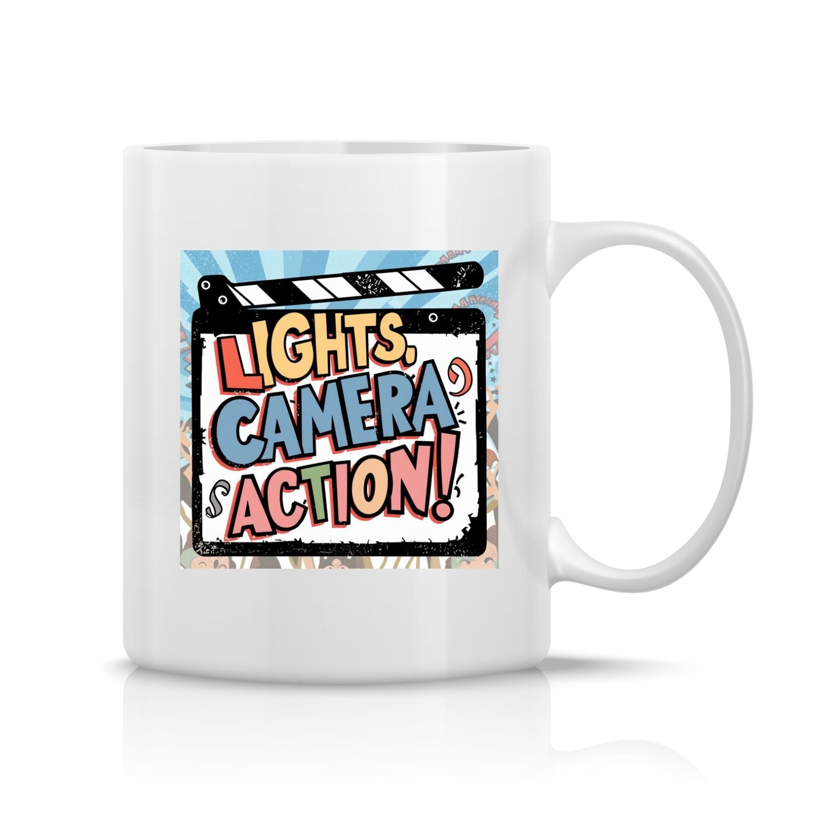 Lights Camera Action Mug M-LCA15 Desichalchitra
