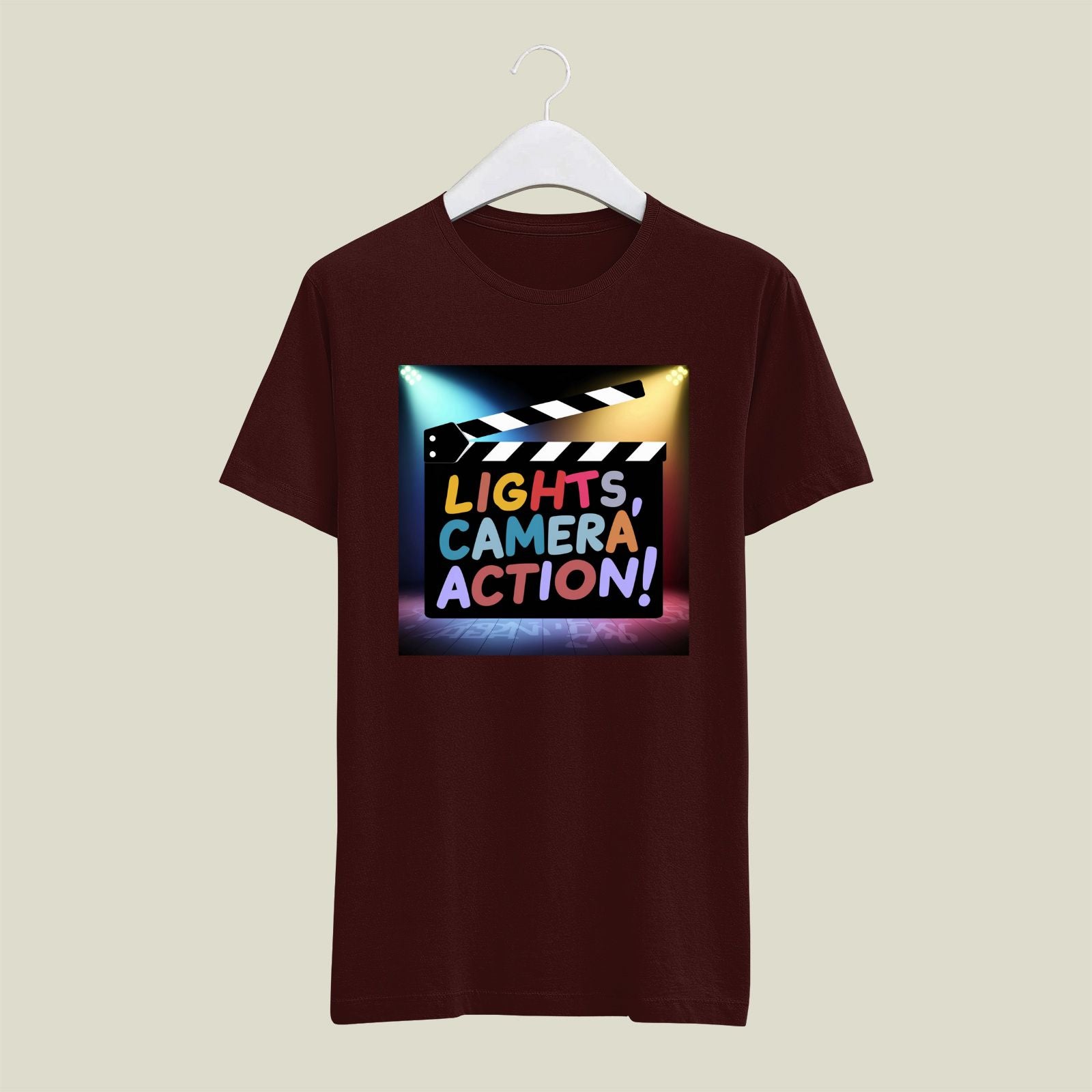 Lights Camera Action T-Shirt T-LCA13 Desichalchitra