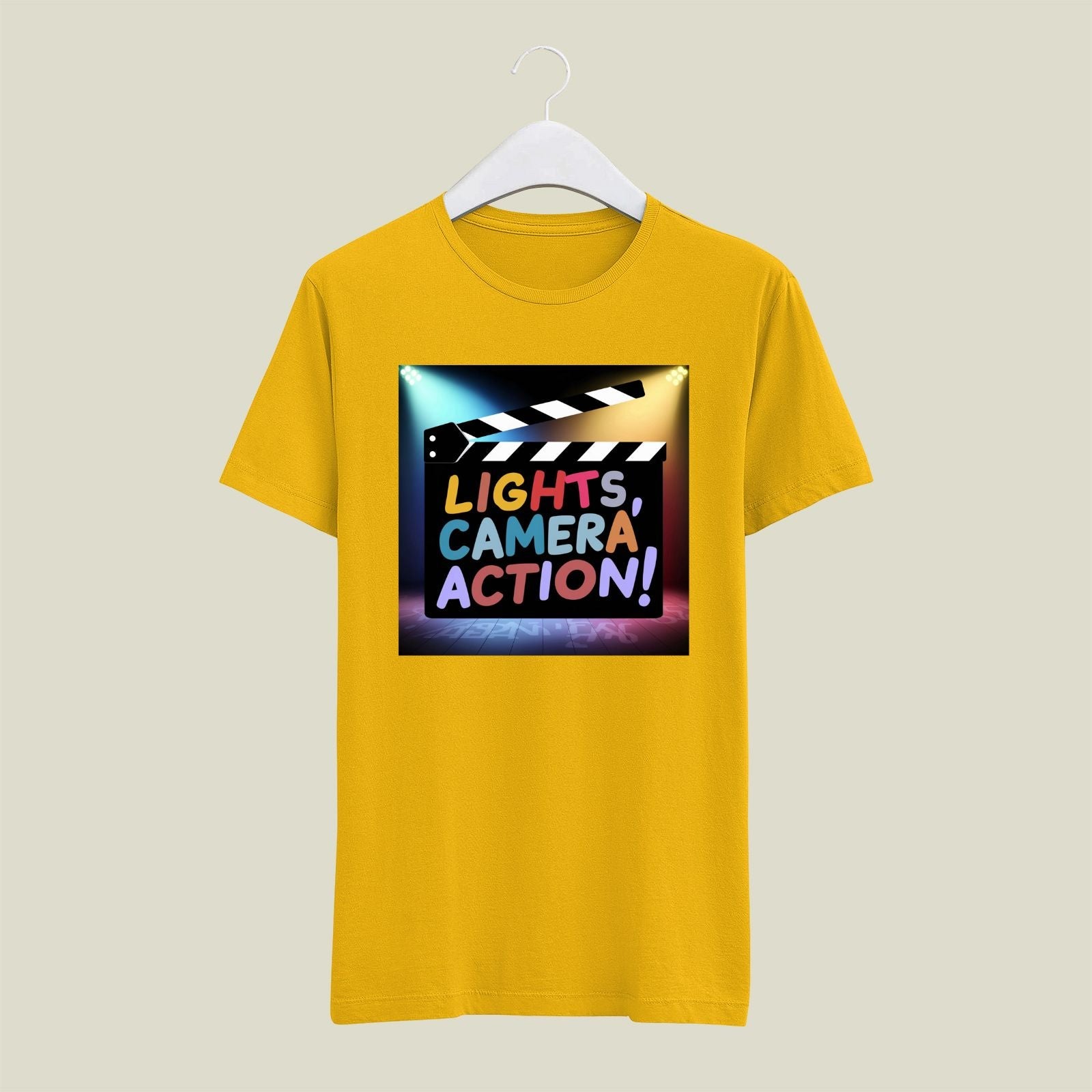 Lights Camera Action T-Shirt T-LCA13 Desichalchitra