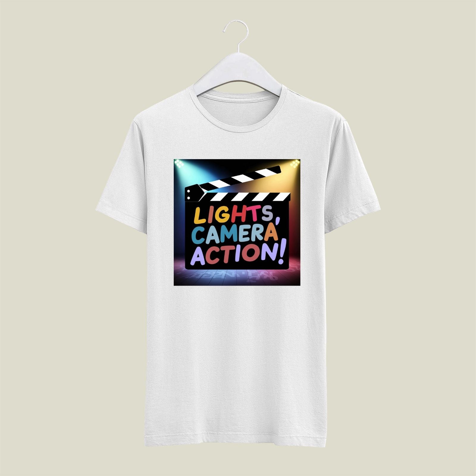 Lights Camera Action T-Shirt T-LCA13 Desichalchitra