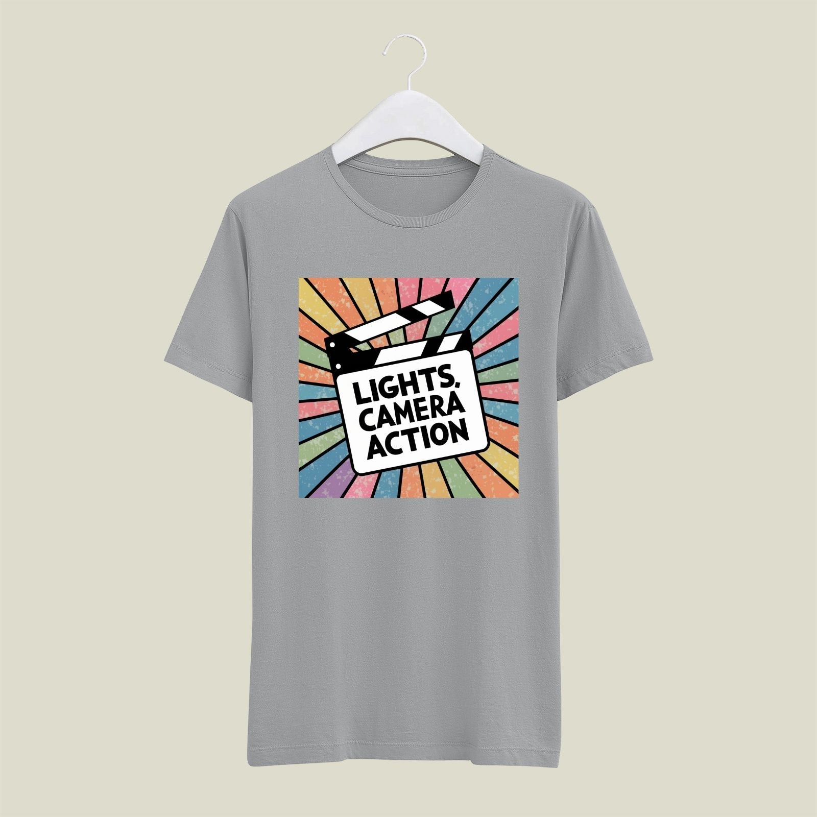 Lights Camera Action T-Shirt T-LCA17 Desichalchitra