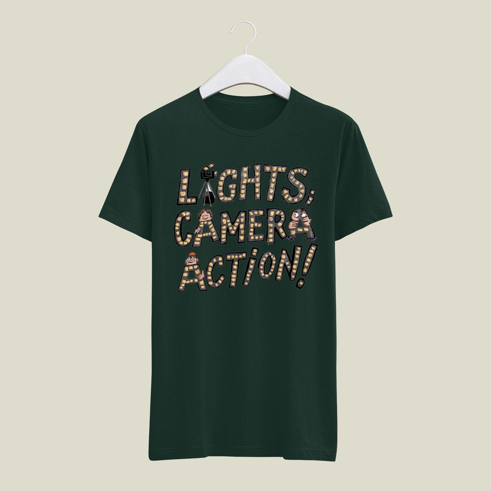 Lights Camera Action T-Shirt T-LCA22 Desichalchitra