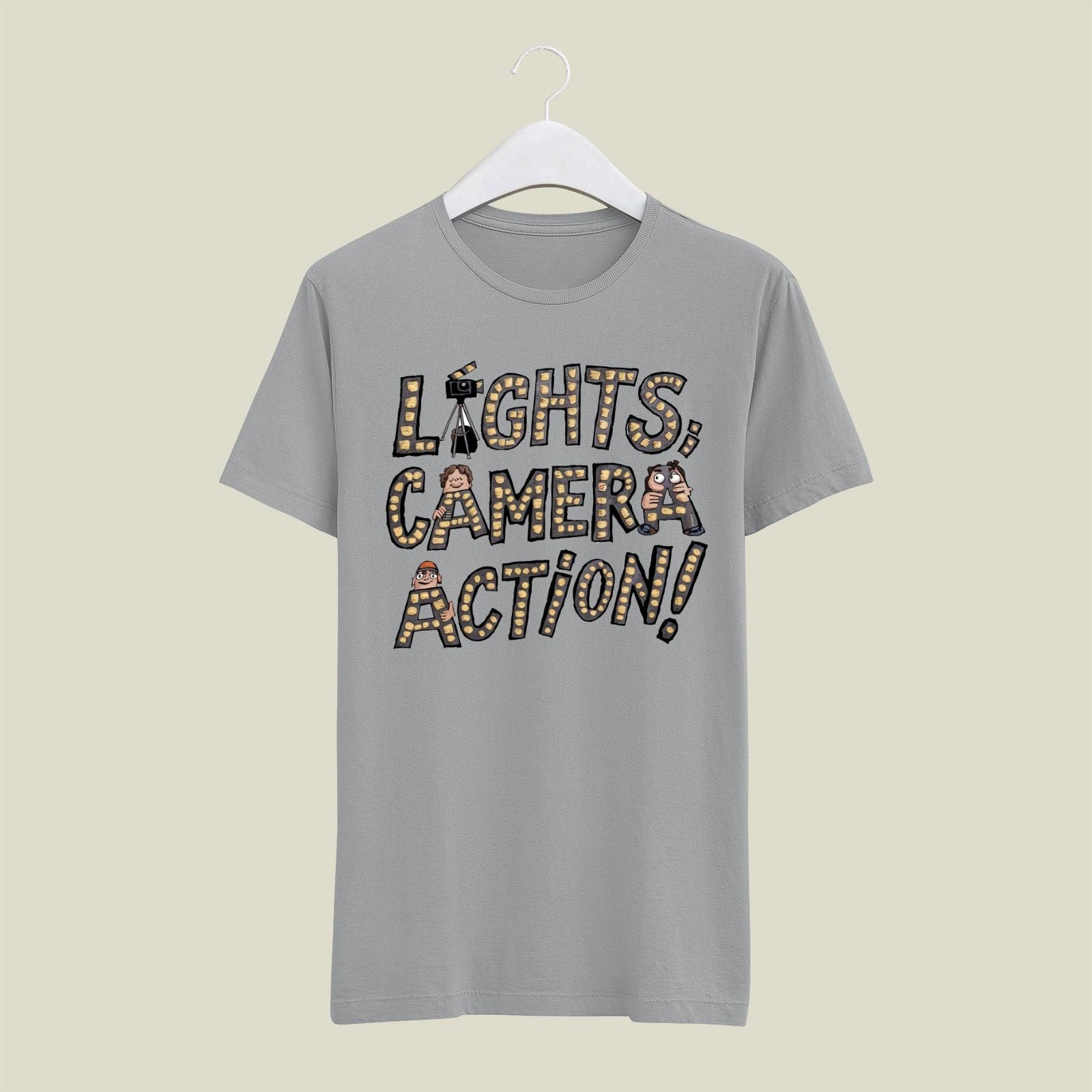 Lights Camera Action T-Shirt T-LCA22 Desichalchitra
