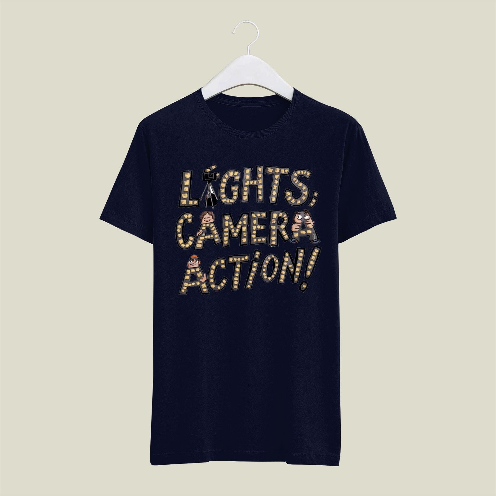Lights Camera Action T-Shirt T-LCA22 Desichalchitra