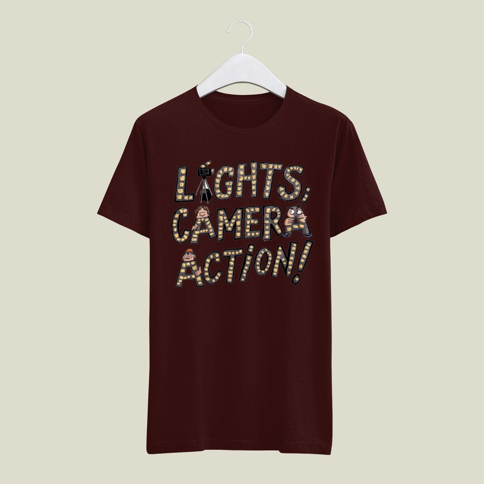 Lights Camera Action T-Shirt T-LCA22 Desichalchitra