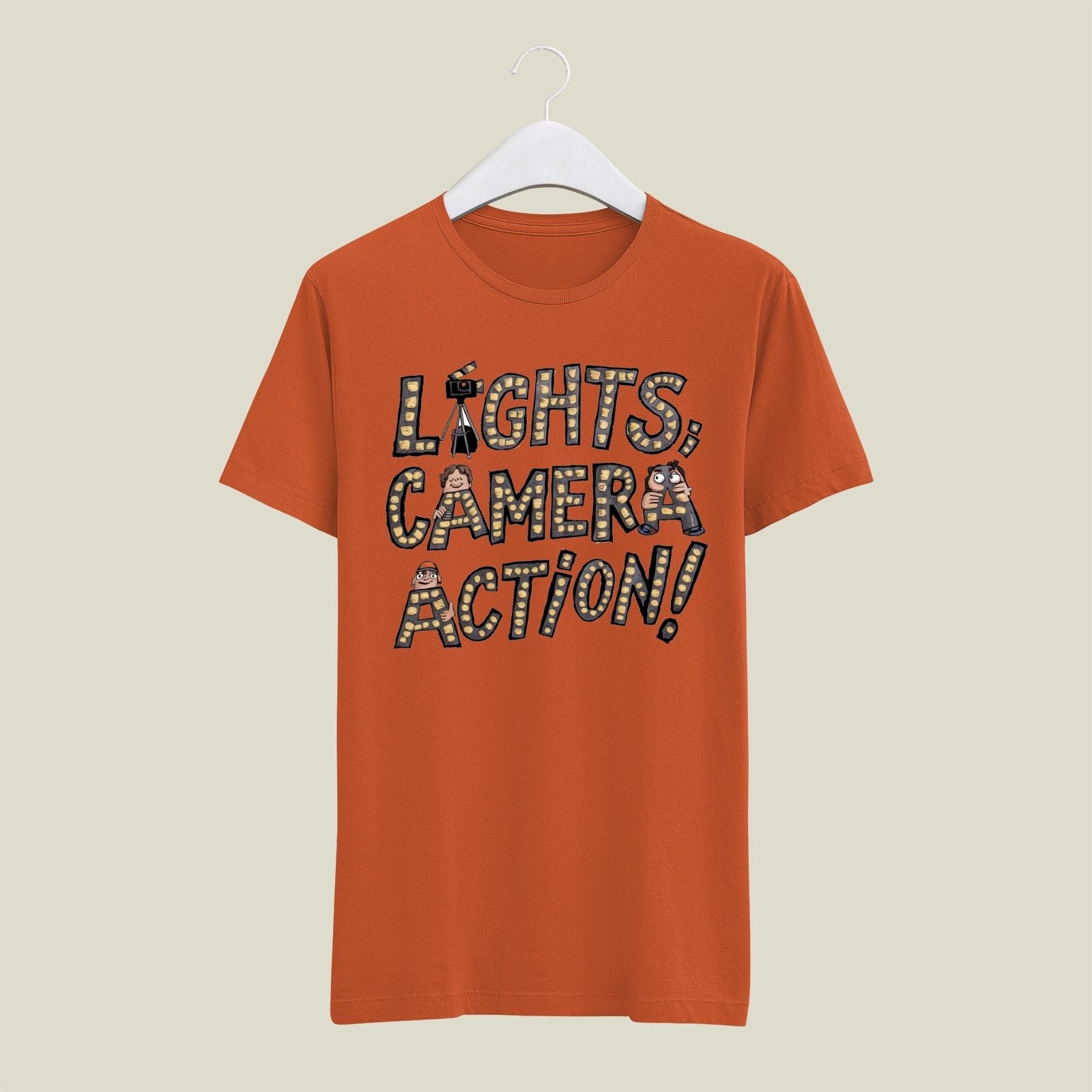 Lights Camera Action T-Shirt T-LCA22 Desichalchitra