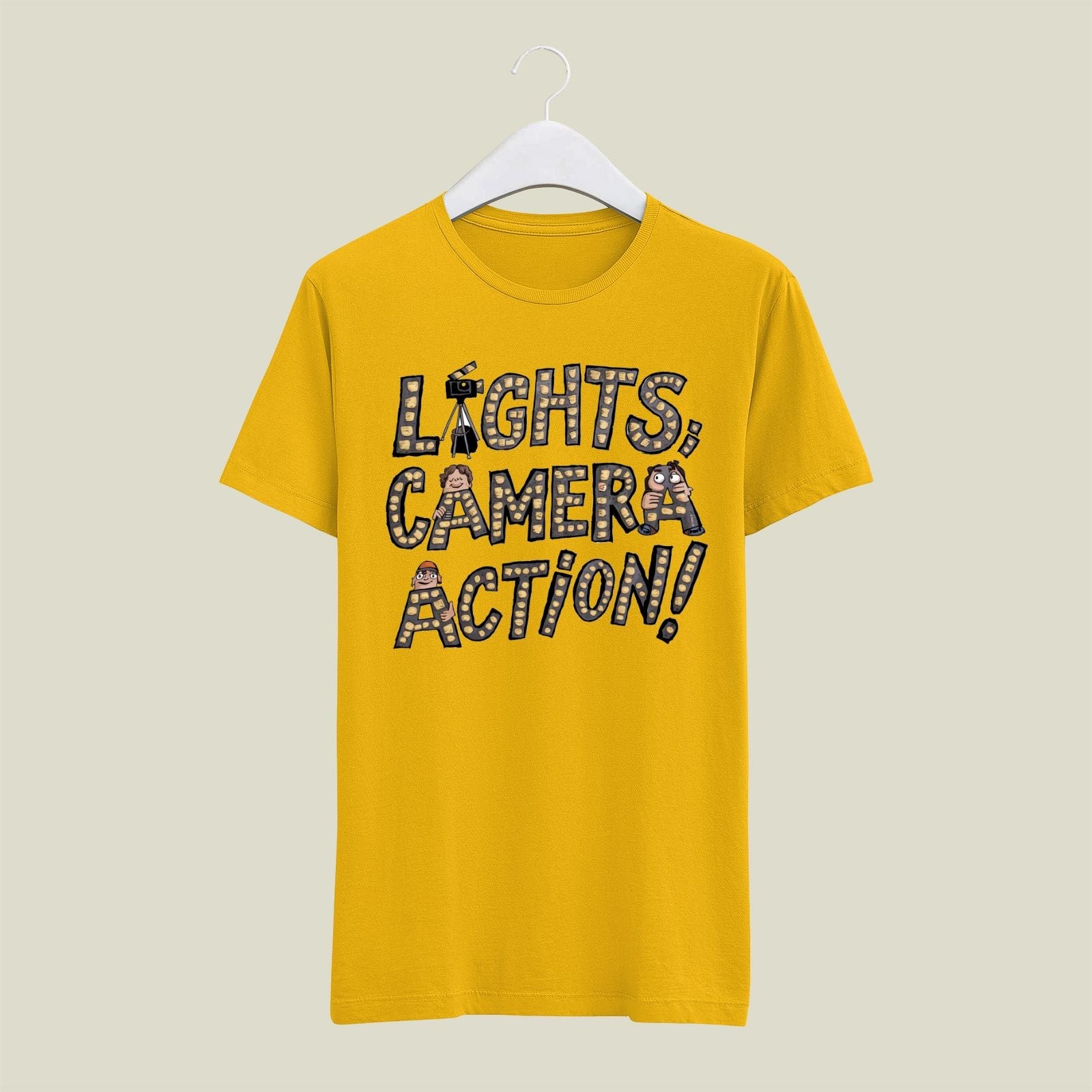 Lights Camera Action T-Shirt T-LCA22 Desichalchitra
