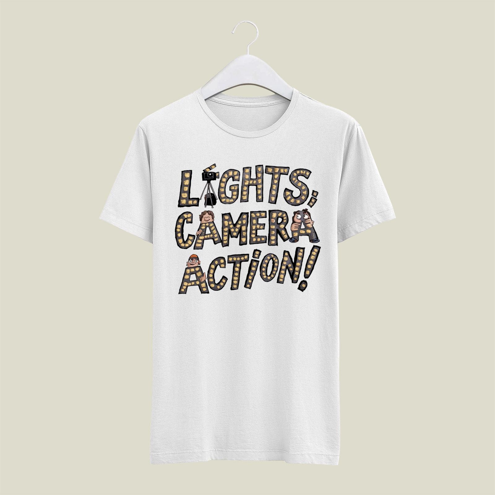 Lights Camera Action T-Shirt T-LCA22 Desichalchitra