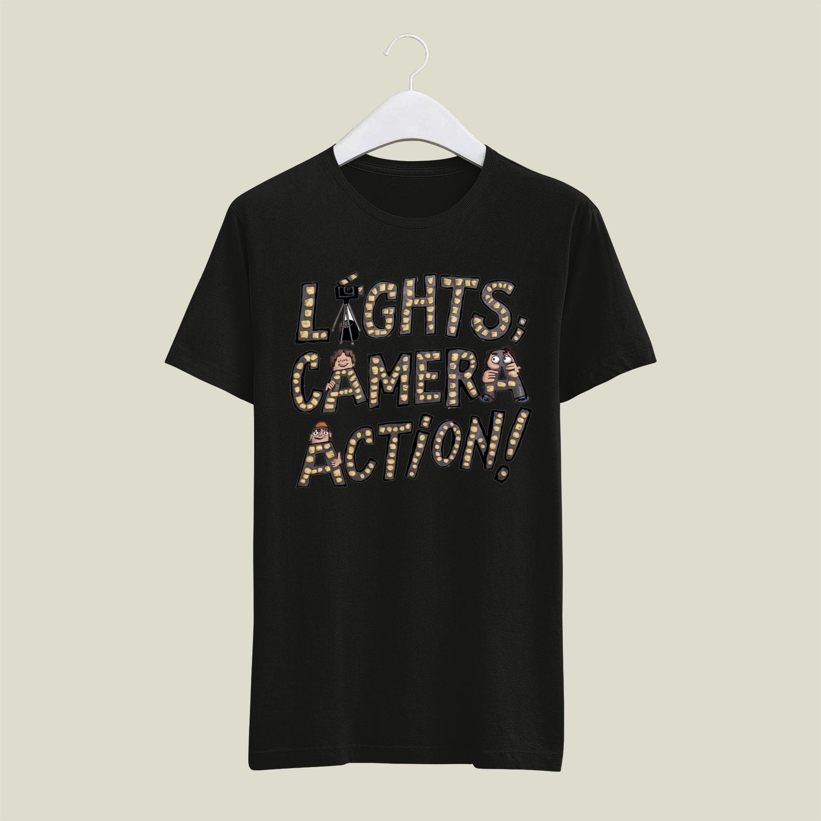 Lights Camera Action T-Shirt T-LCA22 Desichalchitra