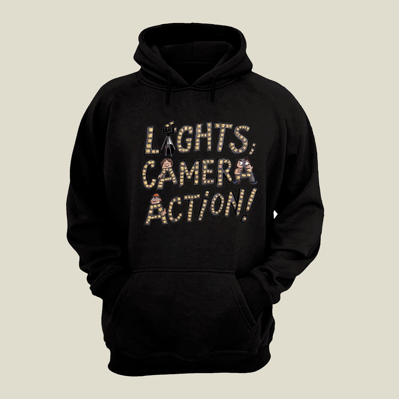 Lights Camera Action Hoodie H-LCA22 Desichalchitra