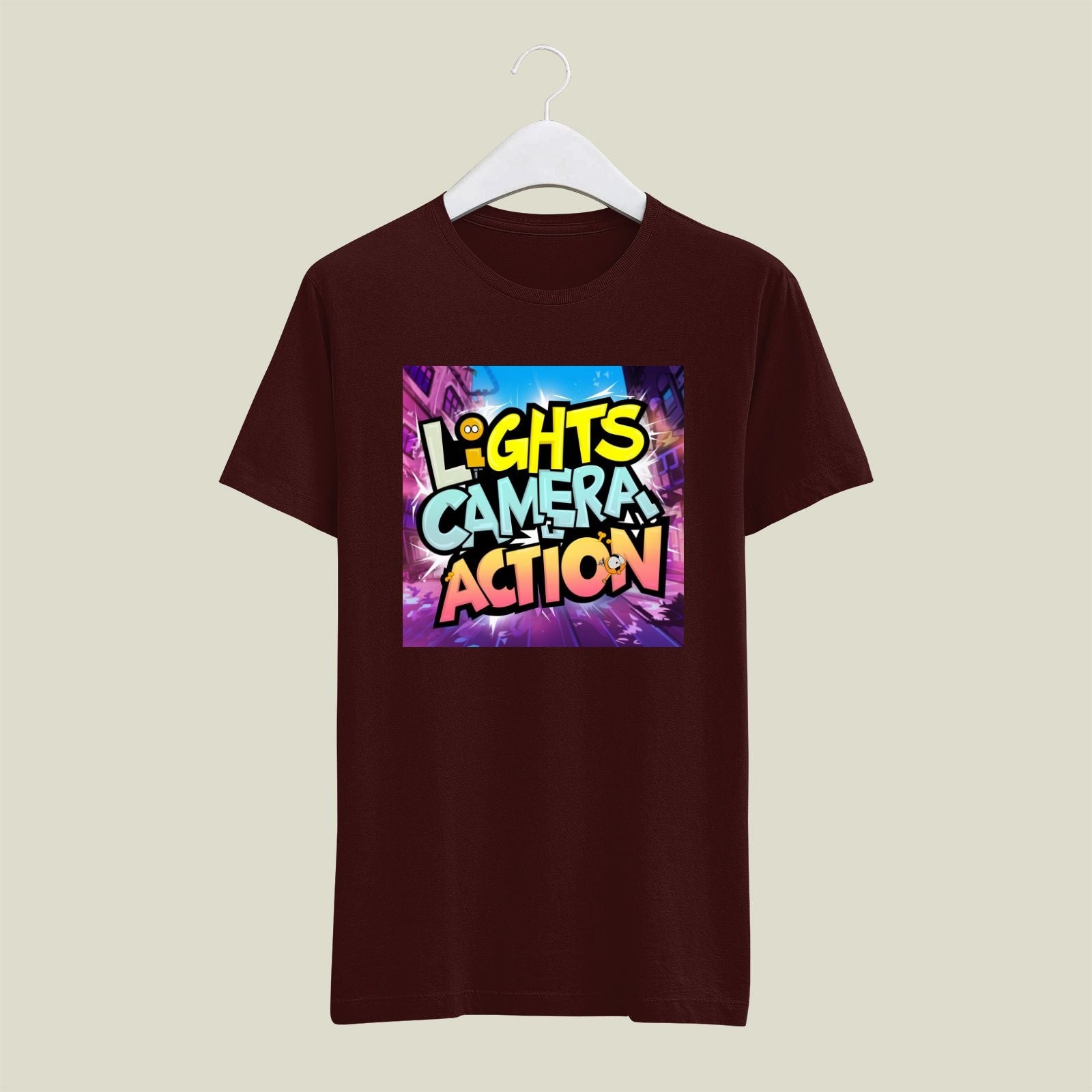 Lights Camera Action T-Shirt T-LCA30 Desichalchitra