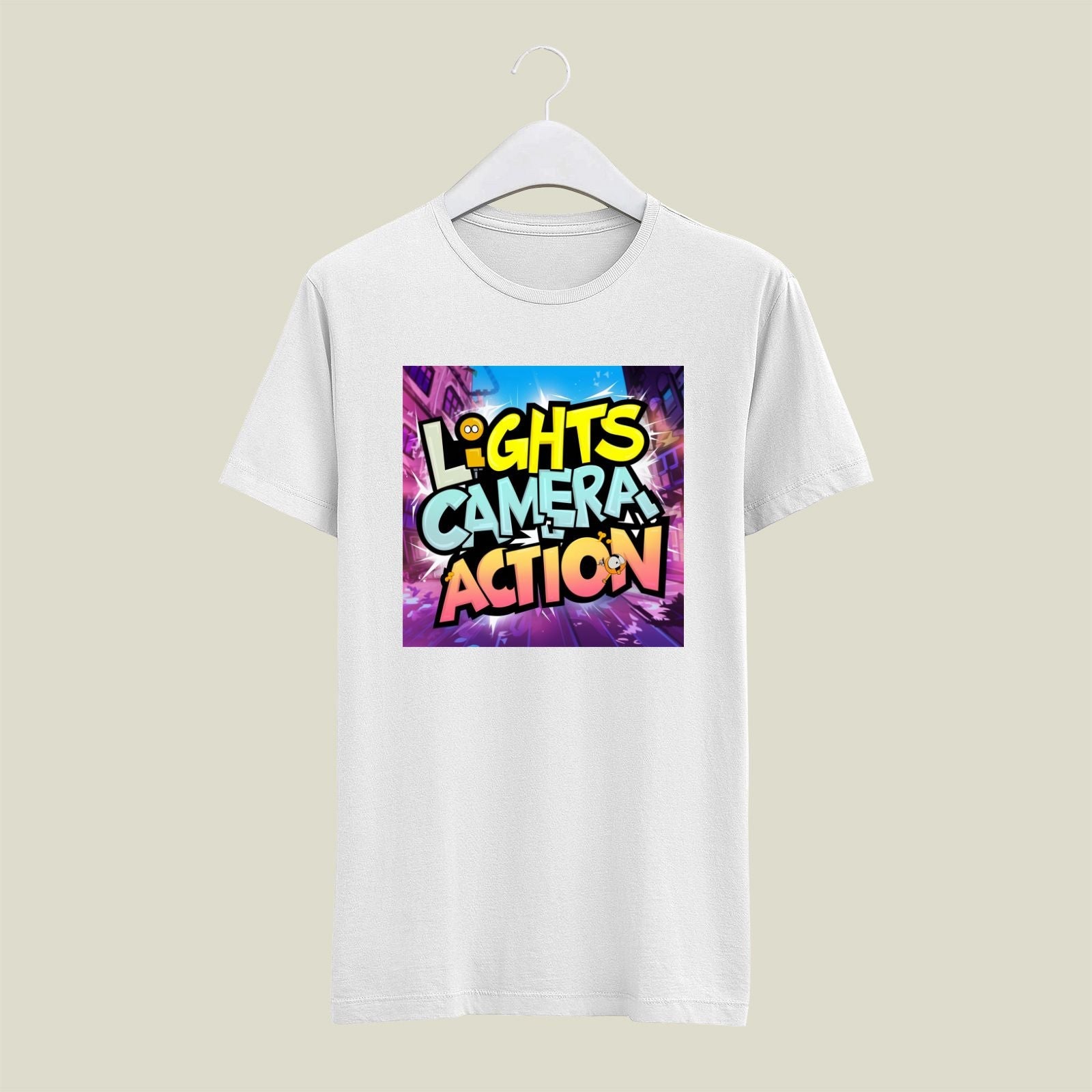 Lights Camera Action T-Shirt T-LCA30 Desichalchitra