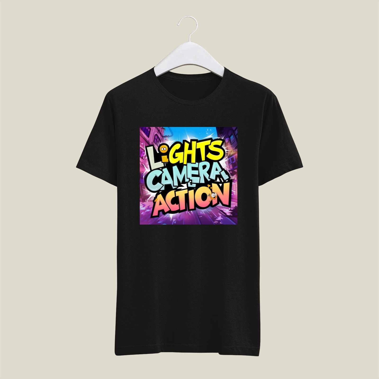 Lights Camera Action T-Shirt T-LCA30 Desichalchitra