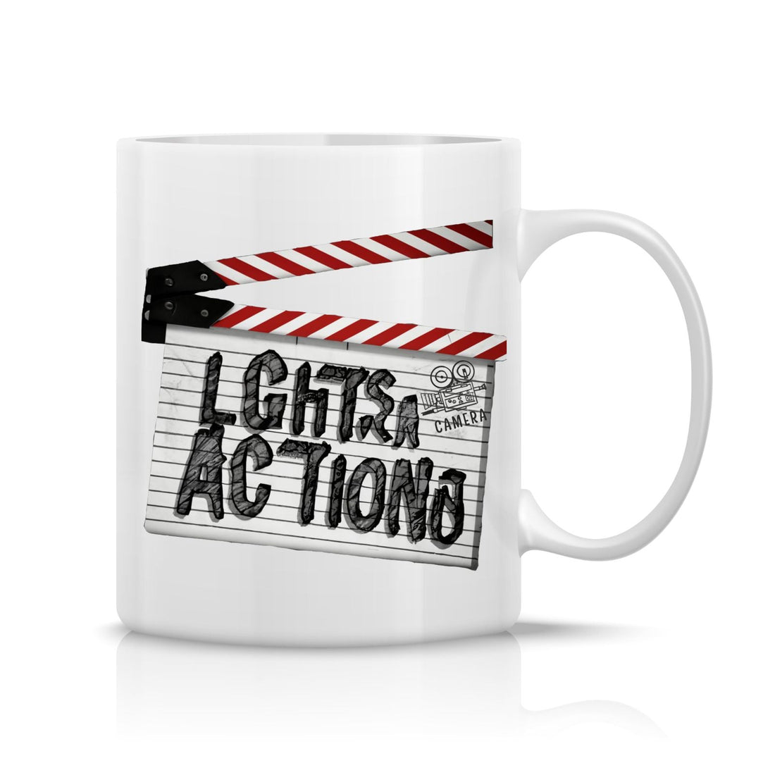 Lights Camera Action Mug M-LCA6 Desichalchitra